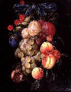 Cornelis de Heem A Garland of Fruit oil